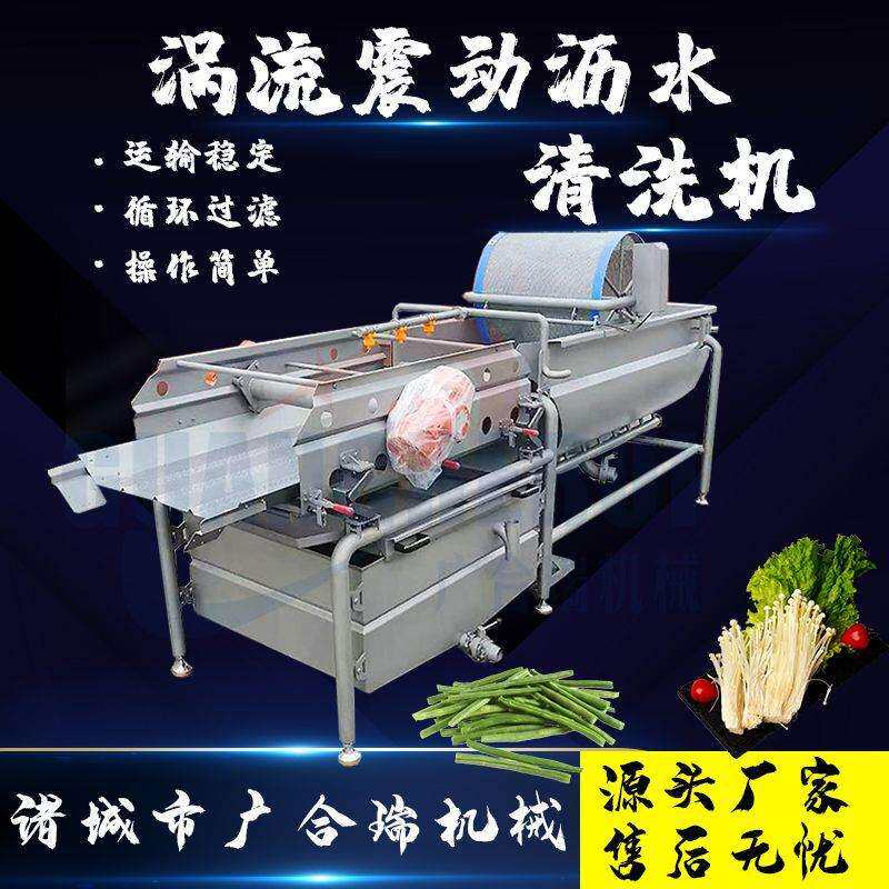 茶树菇豆涡流清洗机械设备 紫茄多功能洗菜机器 圣女果涡流清洗机