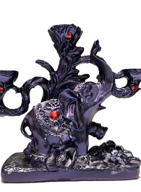 大象底座货源水晶球底座吉祥如意底座树脂工艺品摆件水晶