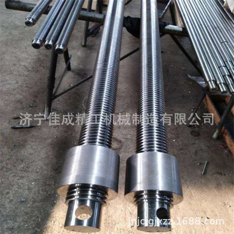 厂家加工机床丝杆大型梯形丝杠传动螺杆Tr80螺距12来图来样制作