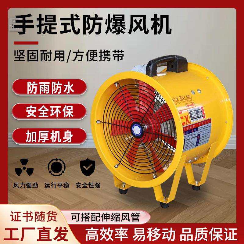 工业用防爆手提式排气排风扇BSFT-300车间工厂220v大功率轴流风机