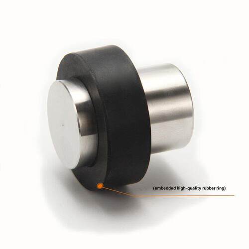 门挡 304不锈钢实心加厚橡胶防撞门顶防盗门大门玻璃门加高款门碰
