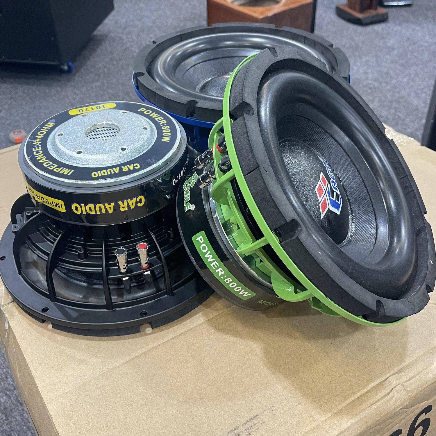 出口单特价品双170磁双75音芯10寸汽车低音炮喇叭家用超低音单元