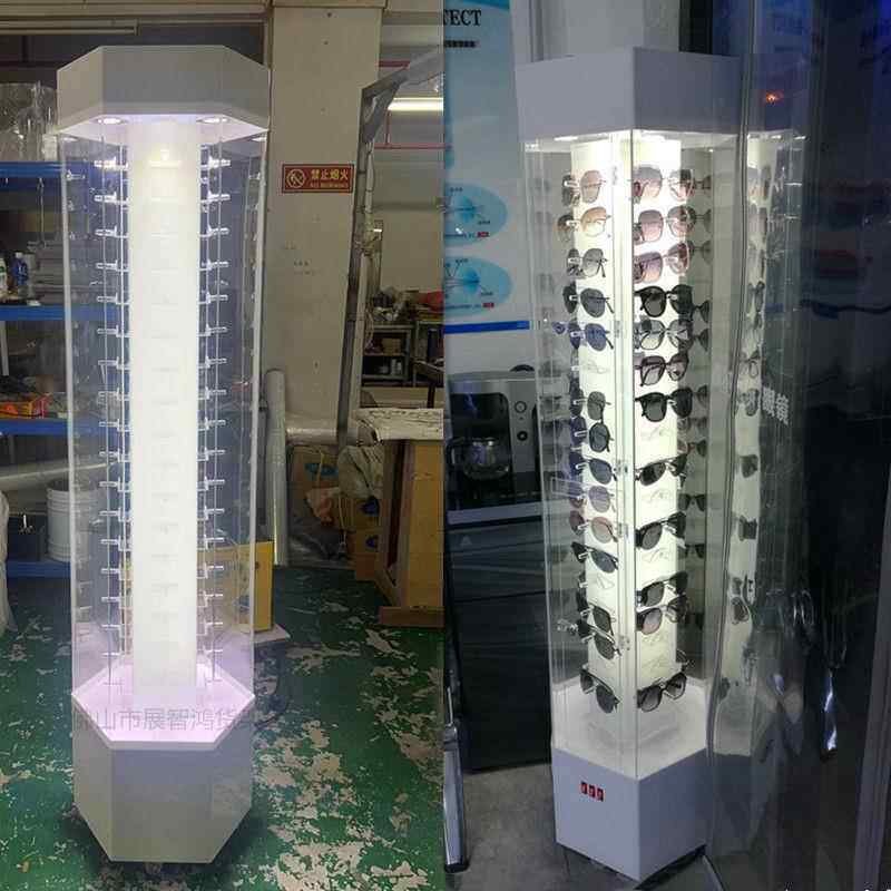 亚克力眼陈架示378柜眼镜展镜示架列架展防尘展架展柜桌面收纳透