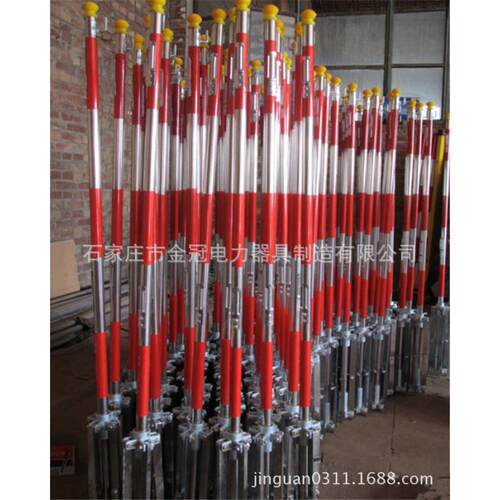 不锈钢围网支架 可伸缩伞状挂杆围网  警示带立柱