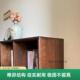 北美黑胡桃格子柜实木书柜落地书柜儿童书柜电视柜书架储物组合柜