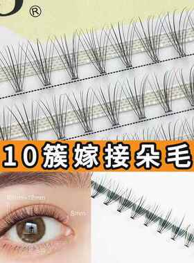平度市长乐镇蓓蕾眼睫毛加工厂10根超软0.03风吹动热熔朵毛新手自