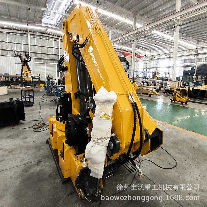 SQZ50A-416吨折臂随车吊5吨米车载液压起重机60°全回转工