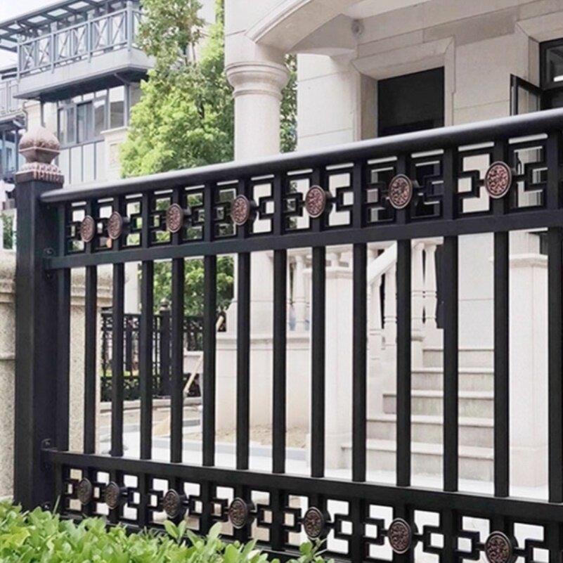 中式铝合金阳台护栏围栏栏杆四合院别墅庭院户外仿古铝艺栏杆定制