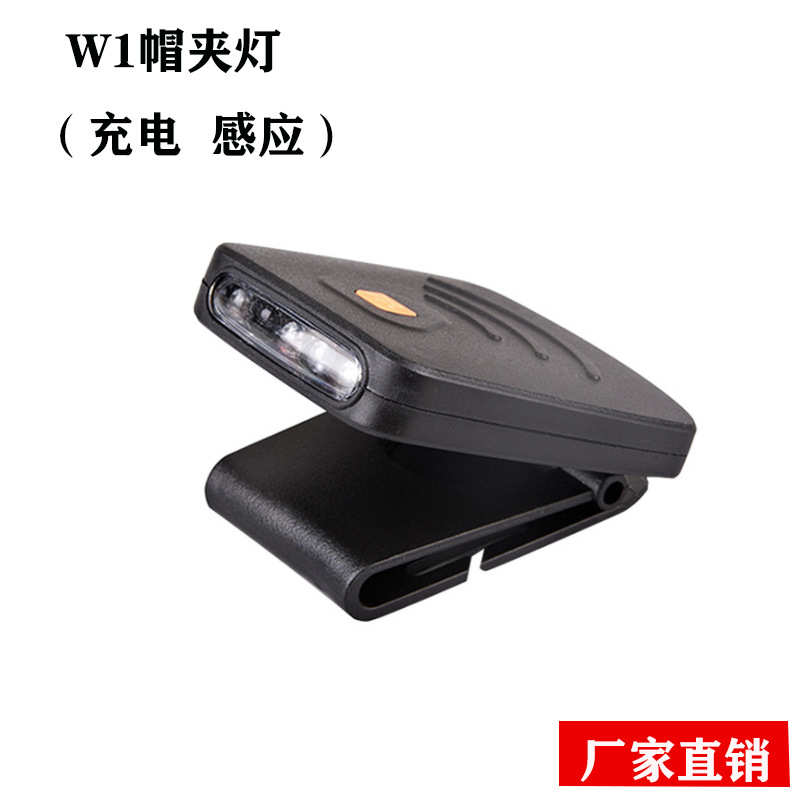 可充电钓鱼夹帽灯帽批发饵垂钓灯夜夹led灯感应上帽檐 灯头戴式
