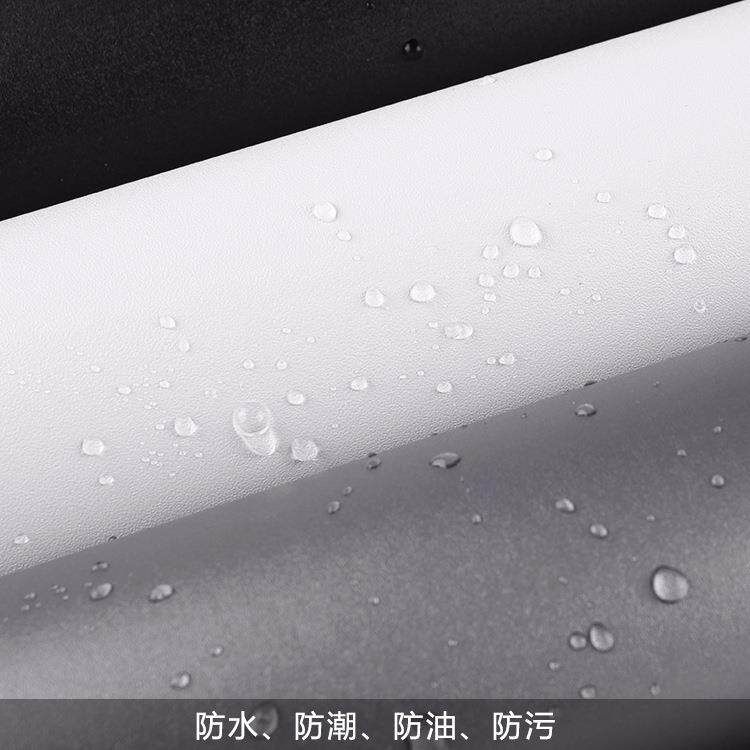 加厚不透底纯色自粘PVC贴纸防水阻燃密度板铝板工程墙纸