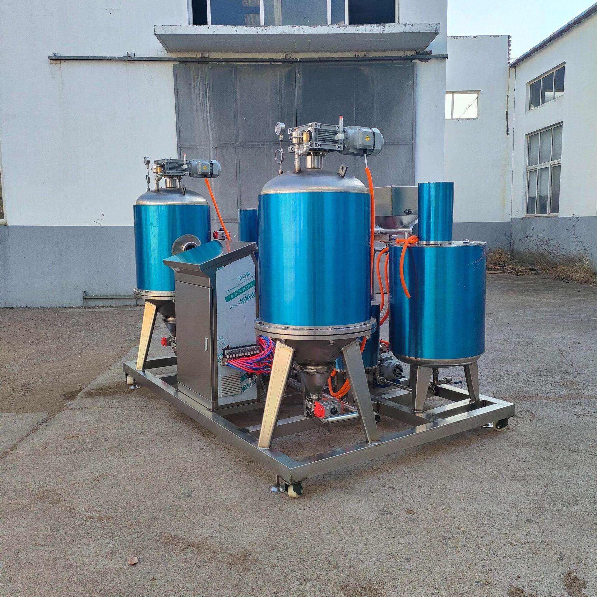 全自动鸡排油炸滤油机 油炸分离设备.大型商用油炸油渣过滤机厂家