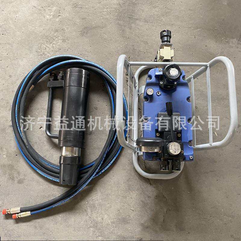 矿用锚索张拉机具MQ22-400/63气动张拉千斤顶风动40吨退锚器