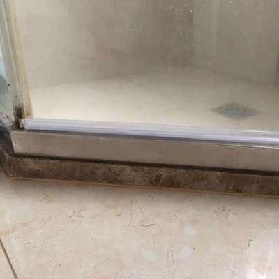 淋浴房配件挡水条推拉玻璃门底部防水条pvc异形胶条浴室下密封条