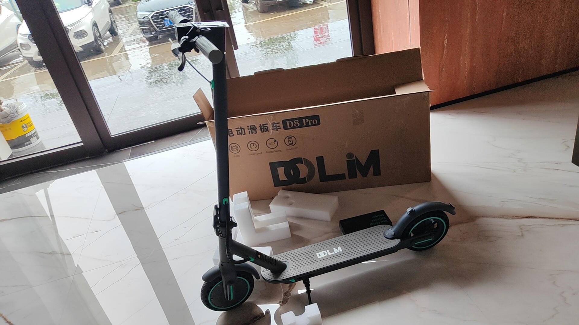 Электросамокат DOLM D8Pro взрослый складной 50км запас хода 8 амортизаторов GPS photo review