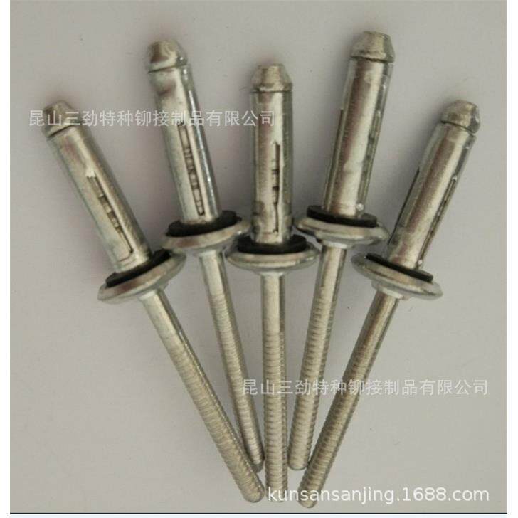 灯笼防水型铆钉汽车大盘头开花灯笼拉铆钉密封防水灯笼抽芯铆钉