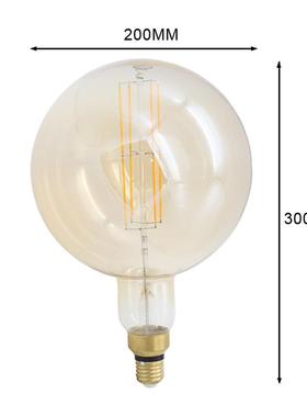G无品牌/200D灯泡吊灯光源仿球泡6W8W氛古灯LE灯丝灯护眼可调光复