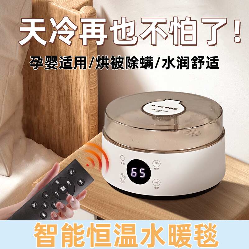 水暖电热毯2024新款单双人水循环恒温加热水热毯智能家用水电褥子