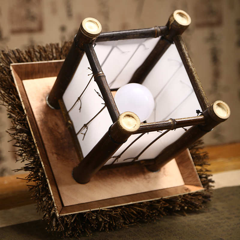 新中式竹灯笼 仿古吊灯中国风创意个性客厅餐厅阳台卧室灯笼灯具