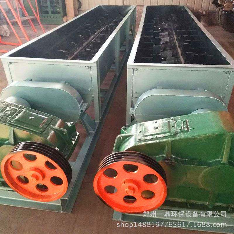卧式双轴连续式搅拌机双轴强制式双螺旋搅拌机现货直销