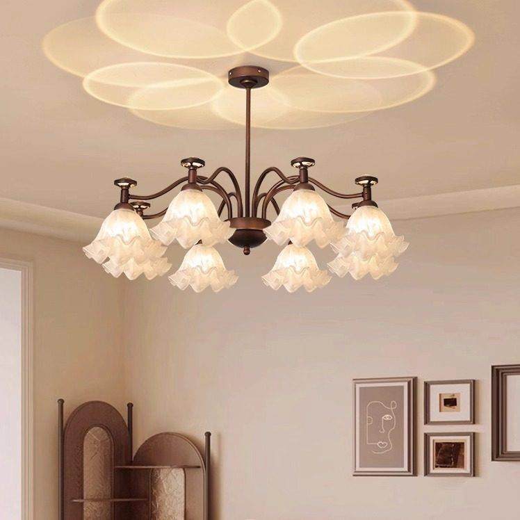 广东中山2026复古客厅吊灯铁艺玻璃灯罩创意设计师简约大气灯具,家装灯饰光源,客厅吊灯,淘宝优惠券,粉丝福利购,淘宝优惠卷