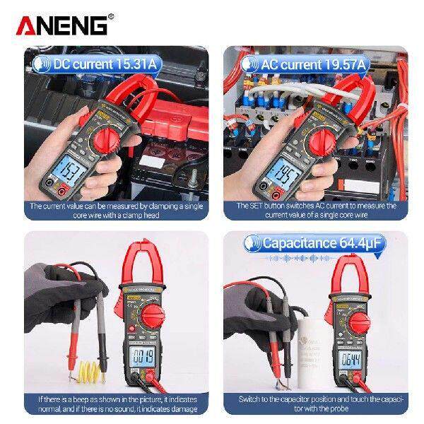 Clamp Voltage Detector Auto-Ranging Voltage Resistance