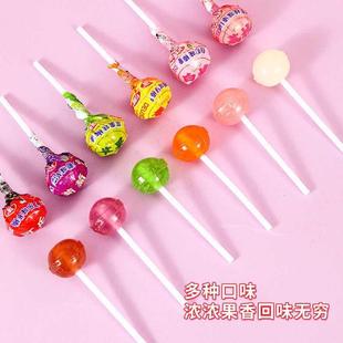 棒棒糖果荔枝白桃草莓可乐苹 果香橙葡萄味可选口味散装20/150支