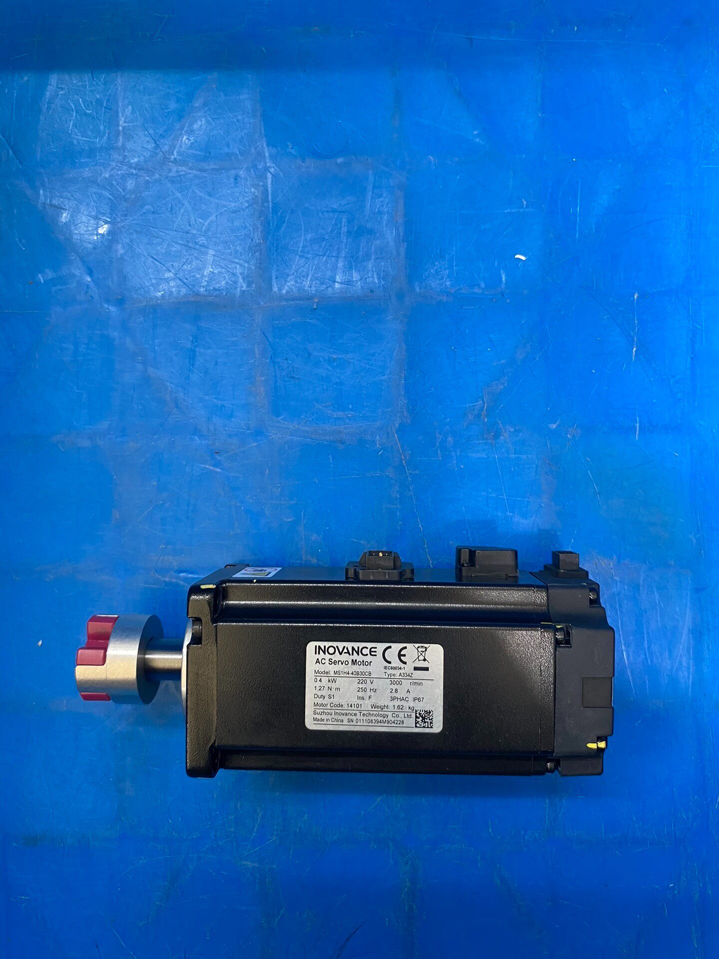 汇川伺服电机，型号MS1H4-40B30CB-A334Z，实