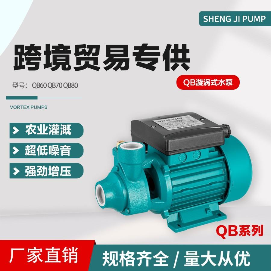 水泵家用220v高扬程QB60QB70QB80纯铜增压泵