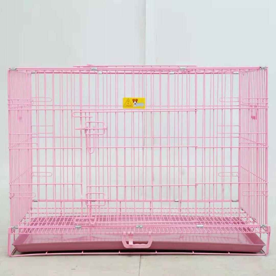 乐佳升级版ND-76笼子狗笼猫笼兔子笼加粗铁丝笼 折叠笼具宠物用品