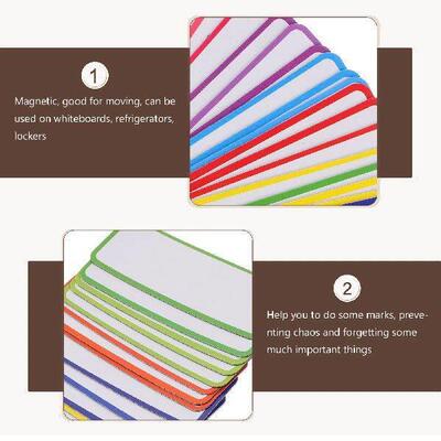 27 Pcs Marker Pen Magnetic Labels Whiteboard Stickers