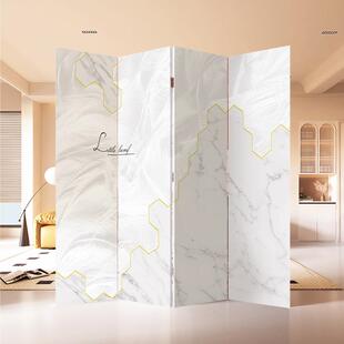 屏风隔断现代简约客厅房间双面家用遮挡板墙可折叠移动办公室酒店