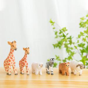 木质工艺品diy创意个性动物摆件家居客厅儿童房桌面摆设礼品