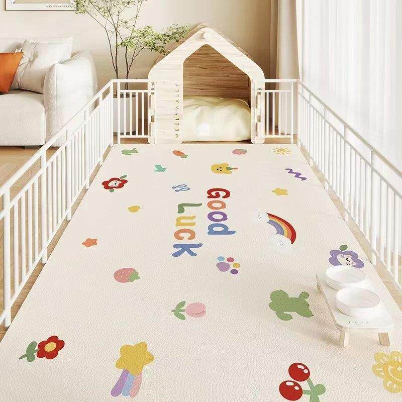 宠物地垫防水防尿pvc养狗专用围栏地毯狗狗猫咪餐垫子防滑狗笼垫