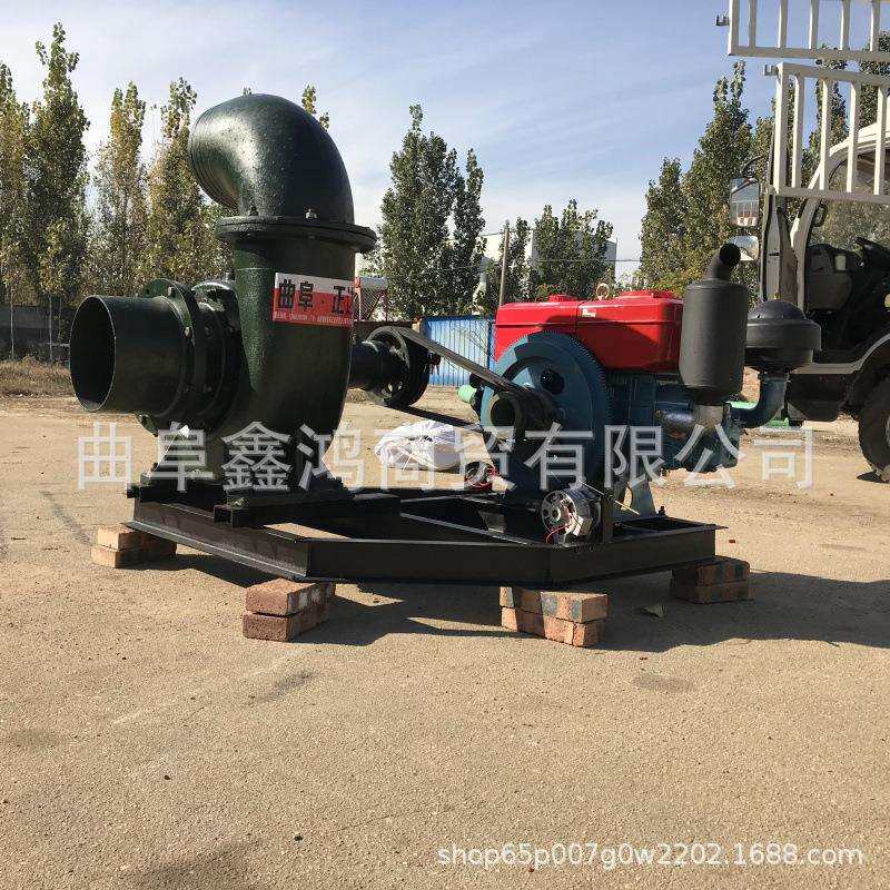 汽油抽水泵4寸家用工程施工混流式混流泵大流量柴油水冷抽水泵