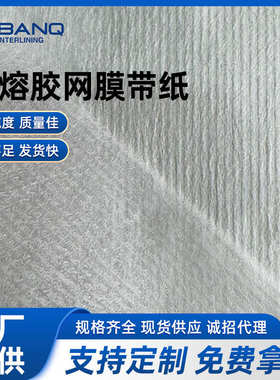 112cm门幅23克双面衬粘合衬布 服装辅料PA热熔胶网膜带纸DS23P
