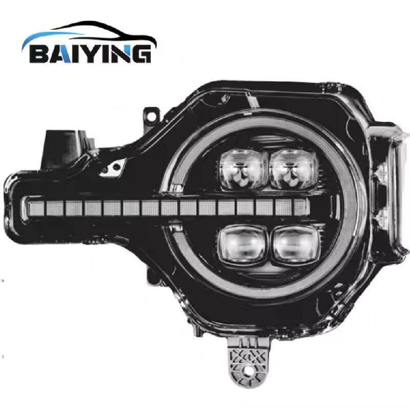 适用于20-22款福特烈马Bronco大灯总成改装LED日行灯流水转