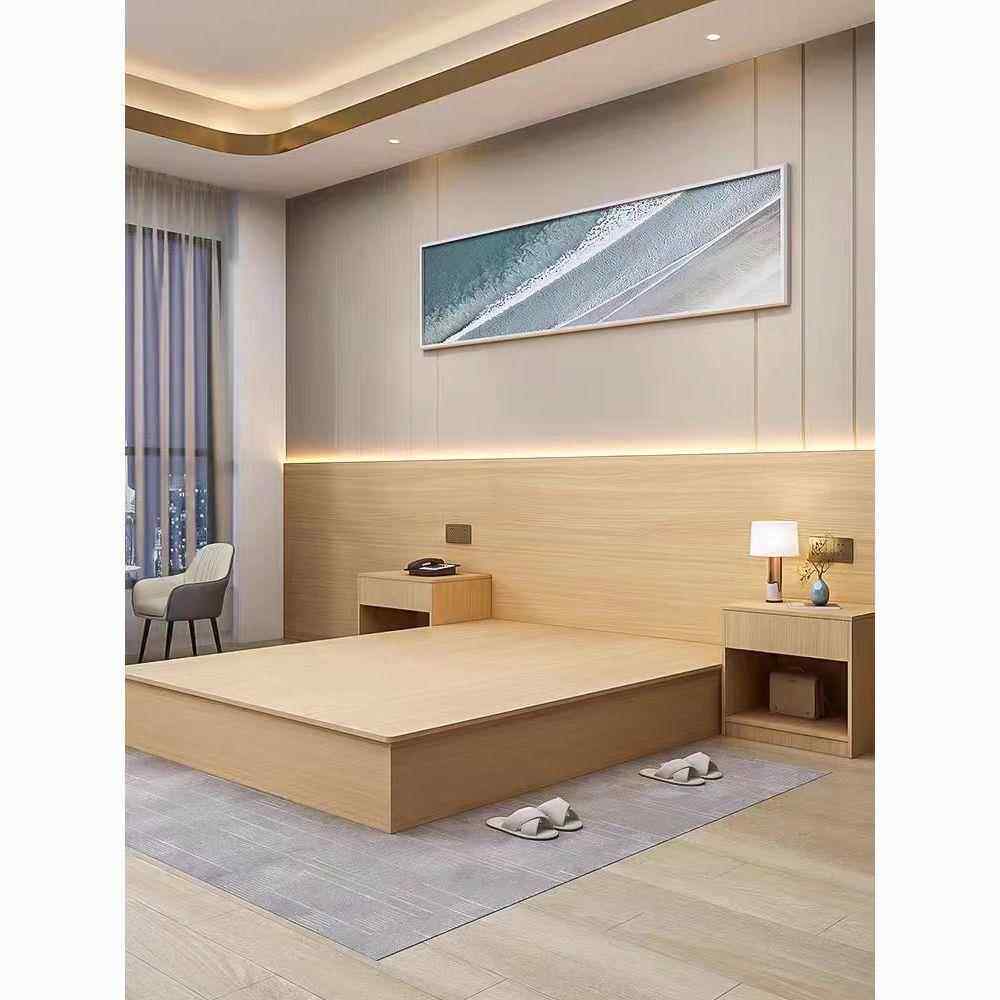 酒店家具厂家直销标间单间全套宾馆民宿定 制单双人公寓旅馆专用