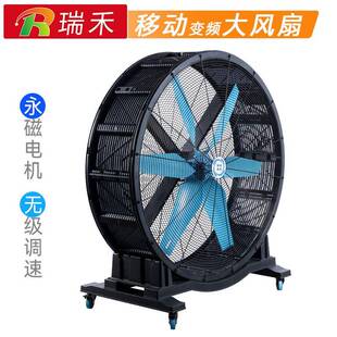 移动变频永磁落地工业大风扇大风量远距离低嗓音低能耗绿色环保