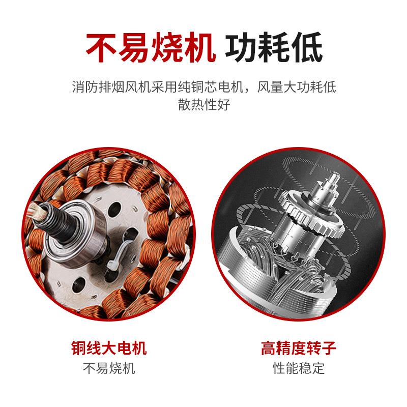 TBF便携厂耐高轴流通风机BF璃T35-11工业房地库温风扇玻钢轴流通