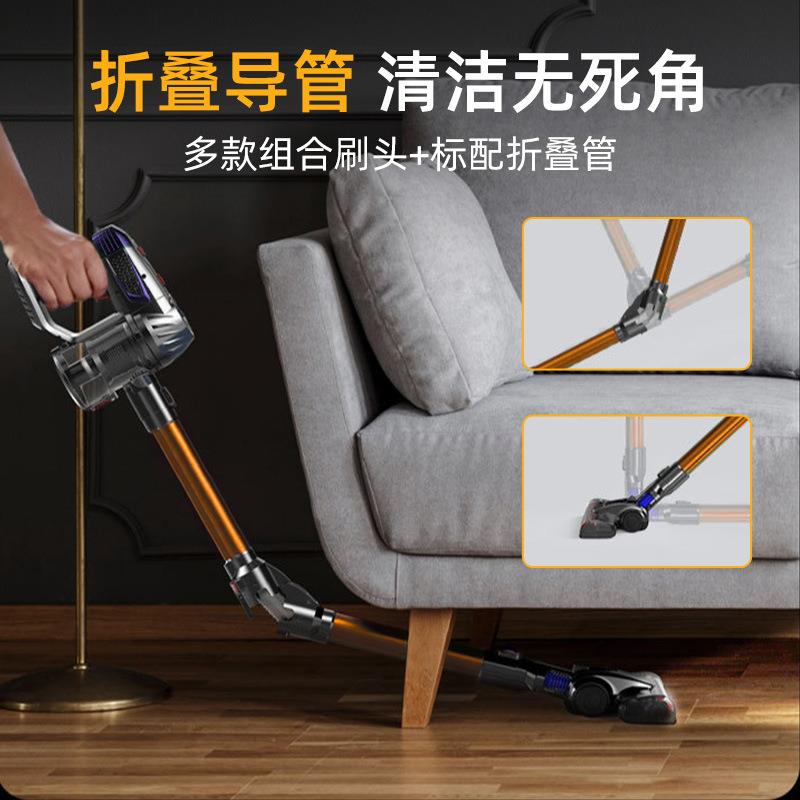 跨境无线吸尘器家用可折叠便捷式大吸力大功率手持立式除螨一体机