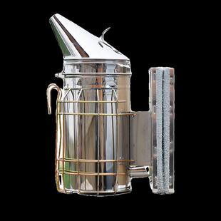 加厚加大不锈钢喷烟器蜜蜂箱手动熏烟机喷烟筒壶养蜜蜂工具赠烟弹