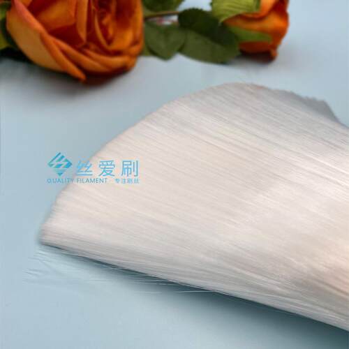 乐丰柔韧防静电塑料尼龙刷丝工业刷用透明PA612圆形直丝0.07mm