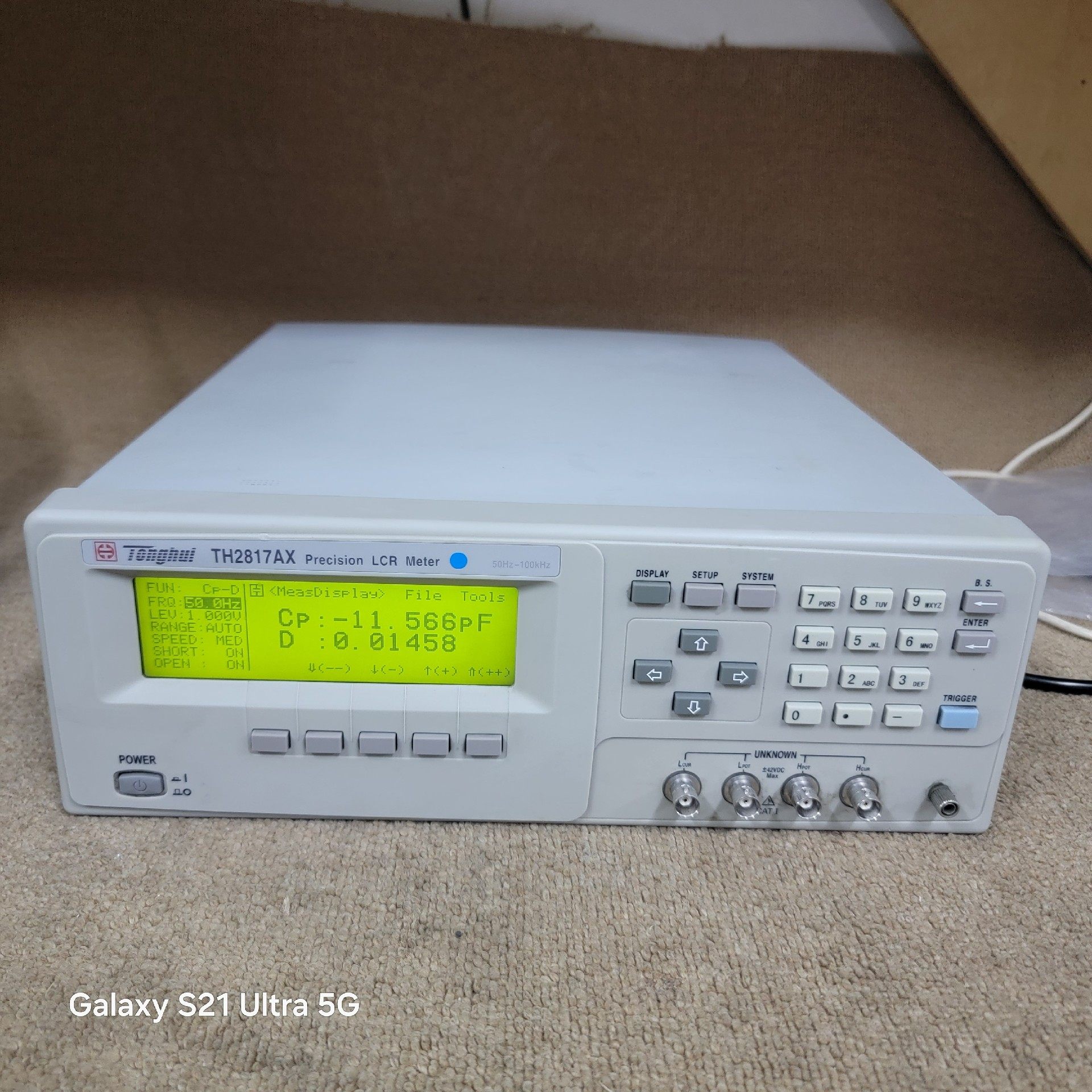 同惠TH2817AX电桥，100KHZ,LCR电桥，成色还可