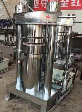 KC-019新型液压榨油机茶籽芝硬压壳核桃椰子油亚麻籽自油全动液榨