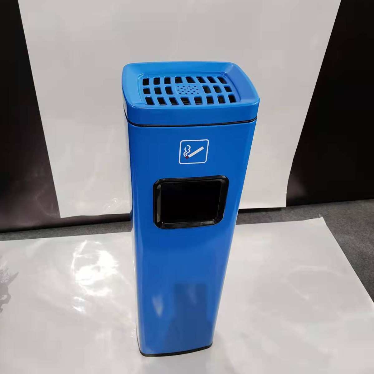 烟灰皿烟蒂烟头立式柱柱吸烟区筒酒店大堂烟灰垃圾桶户外