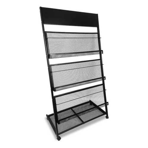 厂家批发宣传单摆放架杂志售楼部展示架 报亭书刊杂志铁架子