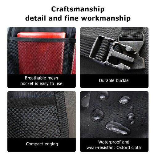 Waterproof Car Rear Seat Back Cover Protector Anti Kicking