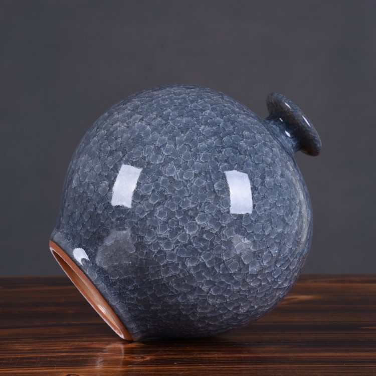 冰片瓶玉家居装饰 时尚葫芦摆件陶瓷景德镇批发仿古工艺品瓶石榴