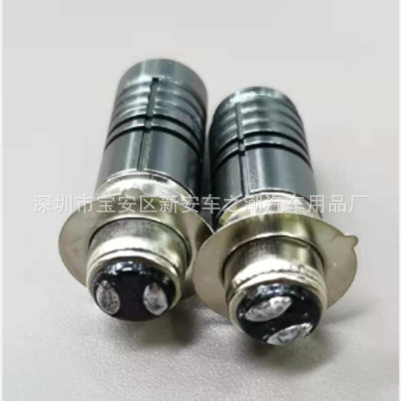 H4H6三轮摩托车led车灯电动车led改装大灯S2远近光汽车双色雾灯泡
