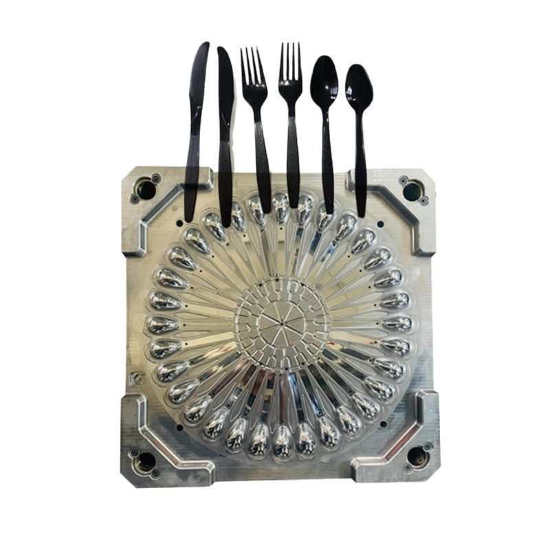 生产定做餐具模具一次性勺子叉子模具开模注塑精密塑料磨具厂加工